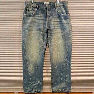 BDG Urban Outfitters 31x32 Vintage Wash‎ Paneled Curved Leg Jeans Flap Pocket